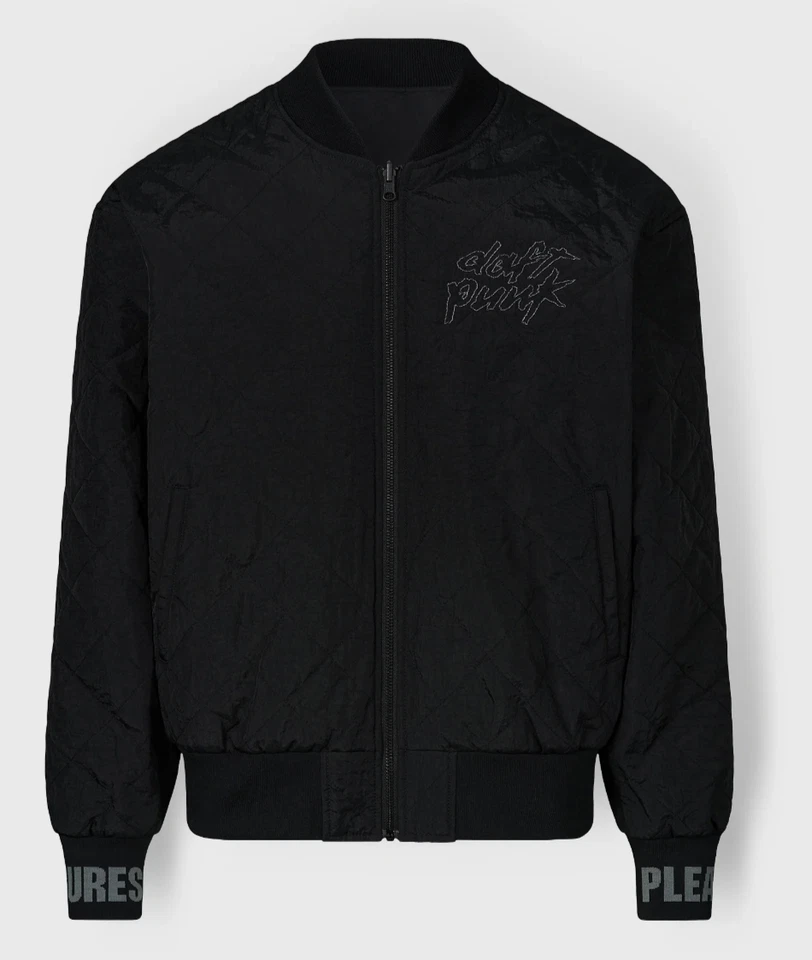 Bombardero Reversible G1N con etiquetas Pleasures x Daft Punk Daft Club Negro Marca 2025 Foto 3 de 4