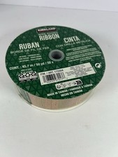 Kirkland Premium Metallic Gold, Orange Green Wire-Edged Ribbon 2.5-inch 50 Yards