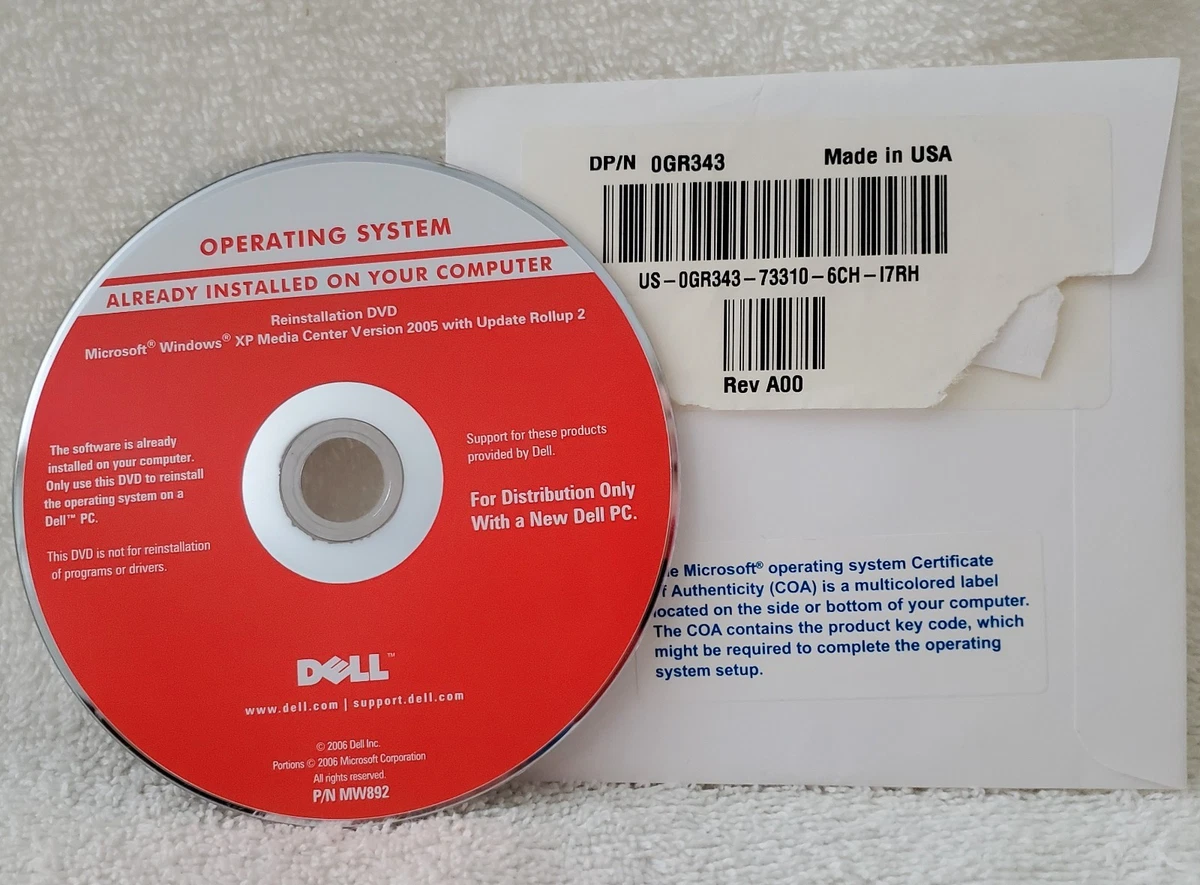 Microsoft Windows XP DVD Operating System Software for sale | eBay