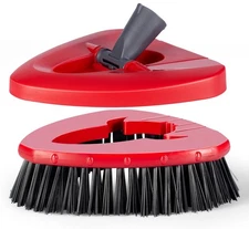 Scrub Brush with Refill Base Spin Mop Head Scrubber Replacement Compatible O