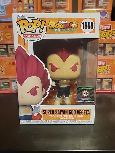Funko Pop! Vinyl: Dragon Ball - Super Saiyan God Vegeta - Chalice...