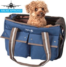 Fashion Canvas Designer Travel Fashion Pet Dog Carrier bag