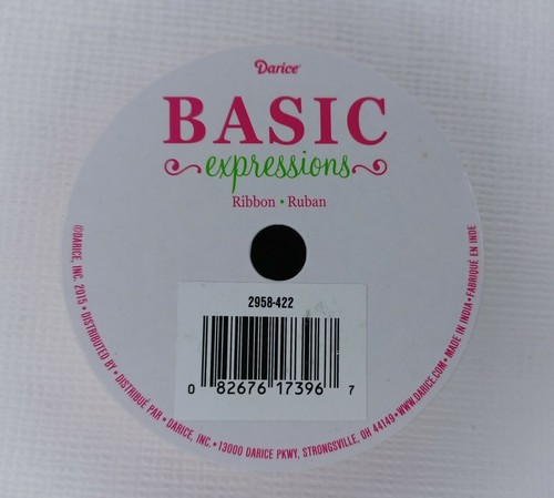 Darice Basic Expressions Ribbon Grossgrain Light Pink 5/8 in X 8 Yards - Picture 4 of 7