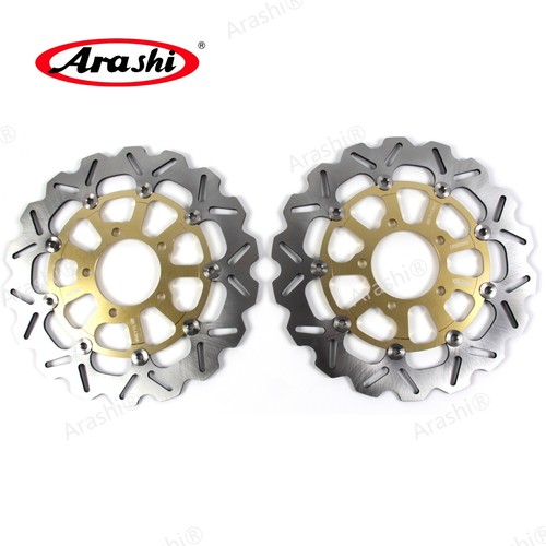 Rotor de disco de freno delantero trasero y pastillas de freno para Kawasaki Ninja ZX6R 636 2013-2016 - Imagen 8 de 12