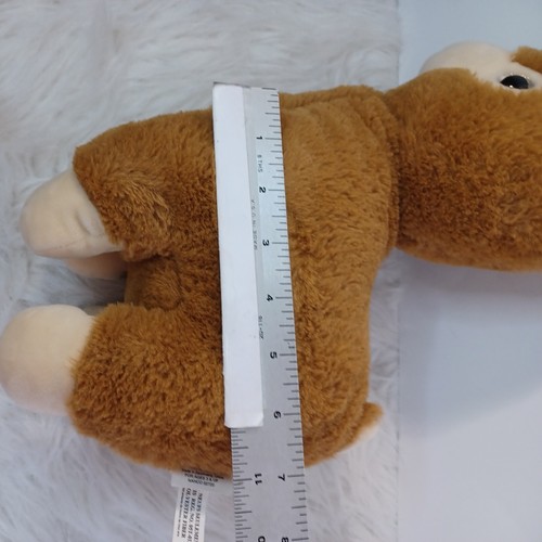 Nanco Plush Lama Brown Stuffed Animal Silver Glitter Eyes - Picture 14 of 14