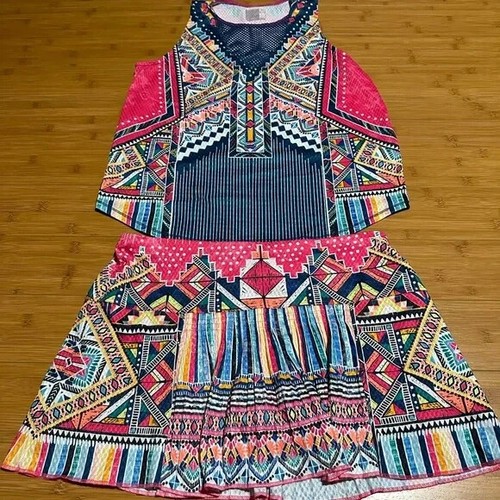 Lucky in love pretty tennis top (M) and skirt (L) eBay