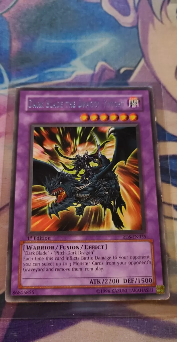 YuGiOh DARK BLADE THE DRAGON KNIGHT RDS-EN035 1st Edition! Rare NM