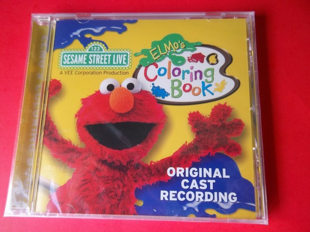 SESAME STREET LIVE ELMO'S COLORING BOOK | eBay
