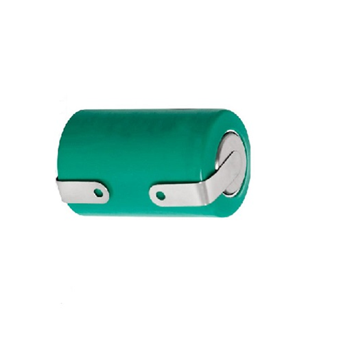 BATTERIA RICARICABILE NI-MH 2/3AF 1/2A 2/3A 1,2V 1100mAh LAMELLE A SALDARE