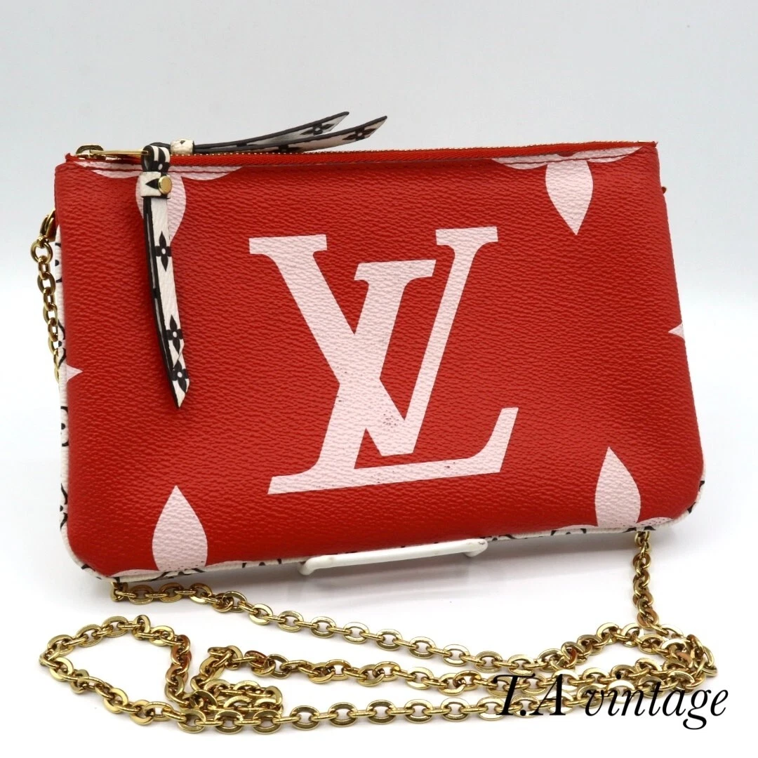 LOUIS VUITTON（LV） Pochette Louis Vuitton doppia zip originale tracolla tela multicolore M67561