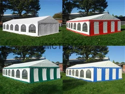 XXL Partyzelt 3x6 - 6x12m Pavillon Festzelt PVC + Stahlgestell NEU - Bild 7 von 13
