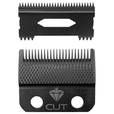 StyleCraft Diamond Cut Fixed Fade Clipper Blade w/ Shallow Tooth 2.0 Set #SC540B