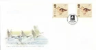 Wildfowl Wetland Trust GUTTER PAIR GB RM FDC Slimbridge (a) 1996 (52370)