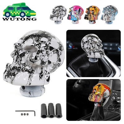Universal Skull Gear Shift Knob Car Modification Sport Lever Gear Stick For Manual Transmission Head Lever Auto Parts - 34