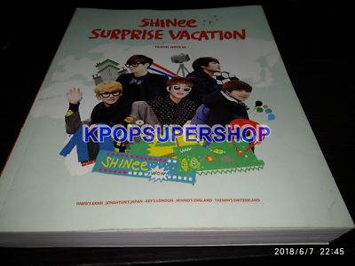 SHINee Surprise Vacation Travel Note 01 Photobook Good Cond