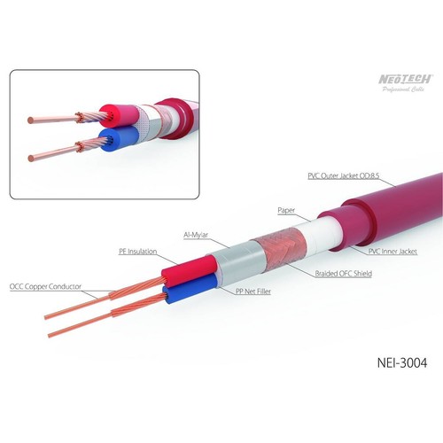 NEOTECH NEI-3004 - Coppia di cavi bilanciati XLR-XLR - Rame UP-OCC - Schermato - Afbeelding 2 van 2
