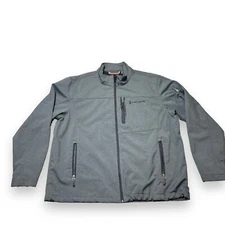 Free Country Soft Shell Water Resistant Fleece Lined Jacket Charcoal Size XXL
