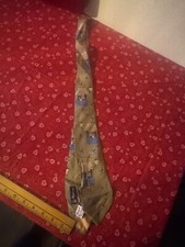 Vintage 1940s Tie Men's Neck Ties Swing Neckties 1930s Cravat Wide Silk 53X4.3"