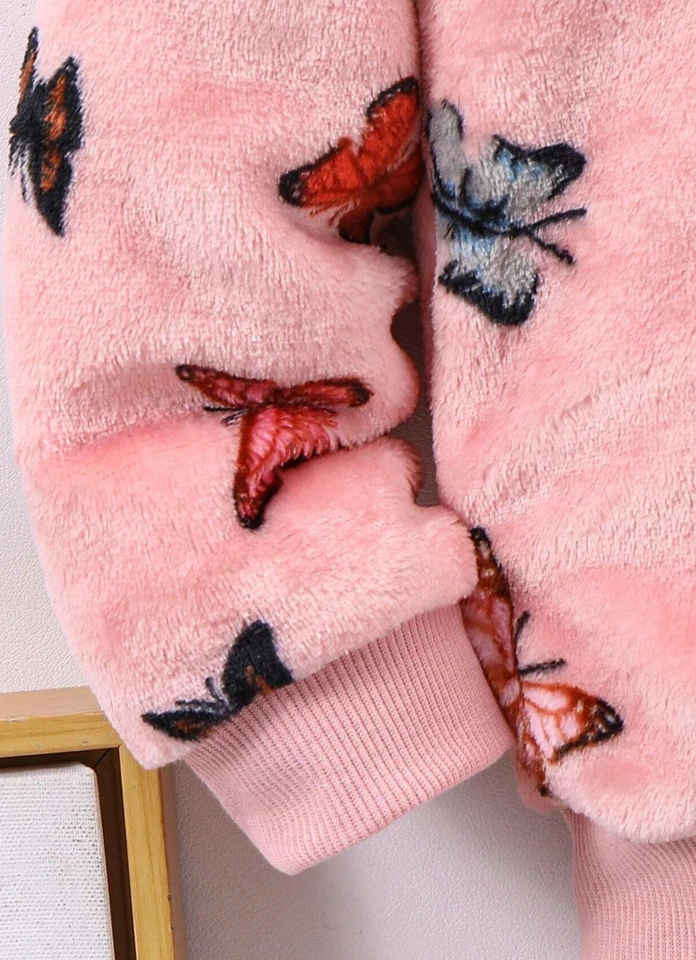 Conjuntos de Niñas Ropa Para Niña Pantalón Abrigo Sueter Sudadera de Invierno Foto 4 de 4