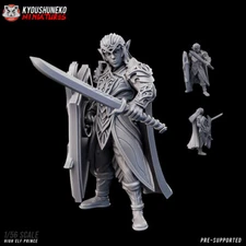 High Elf Prince - Kyoushuneko Miniatures Wargaming Hero Model
