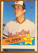 CAL RIPKEN JR., ULTRA RARE ! 1985 TOPPS ALL STAR 