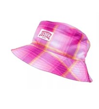 New Justice Girls Reversible Bucket Style Hat Pink And Purple One Size