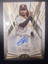 2022 Topps Tier One CJ Abrams Rookie RC Auto /99 Padres Nationals ON CARD Sealed