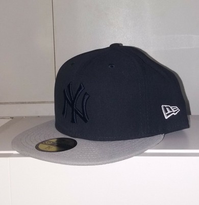 New Era New York Yankees Cap Cappello Cappellino MLB 59Fifty Nero Grigio 7  1/4 | eBay
