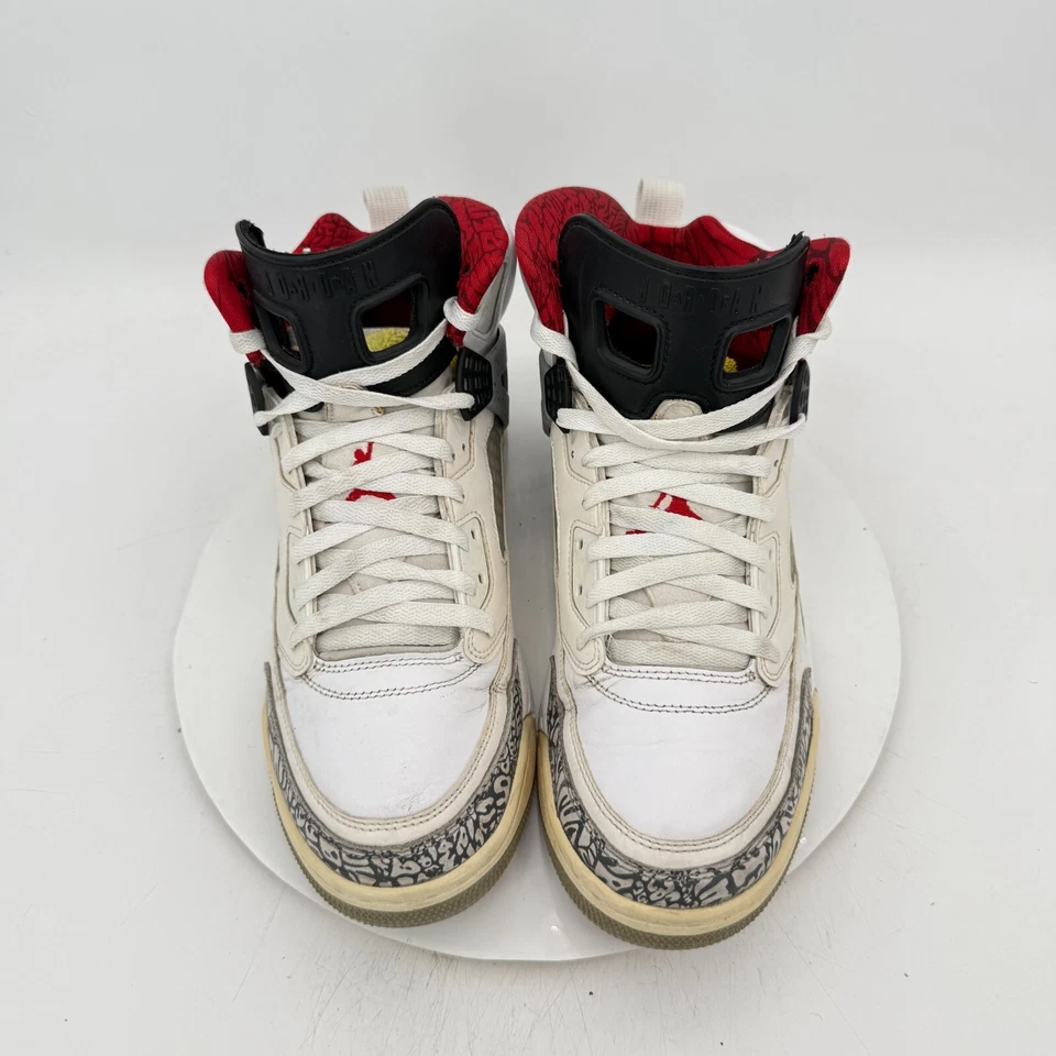 Nike Air Jordan Spizike Men 11.5 315371-122 White Cement Grey Varsity Red Shoes - Image 3 of 4