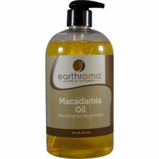 Macadamia Carrier Oil  Cold Pressed  100 Pure - 8 OZ. / 16 OZ.