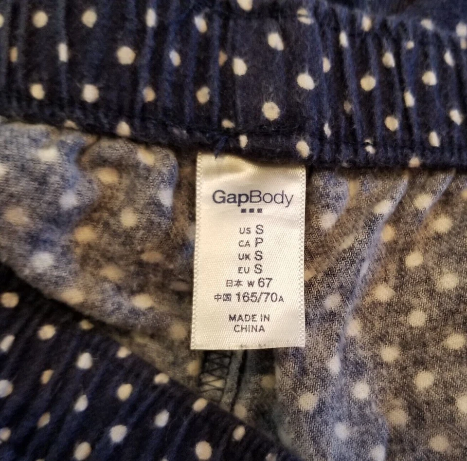 Ropa de salón para mujer Pijama Parte inferior Cuerpo hueco Azul marino Elástico Talla Pequeña Lunares Foto 4 de 4