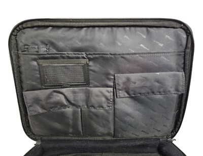Targus Computer Laptop Bag Briefcase Zippered Black Nylon OCN1 16