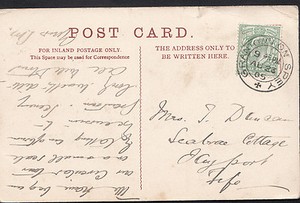 Genealogy Postcard - Family History - Duncan - Fife - Scotland BH5207