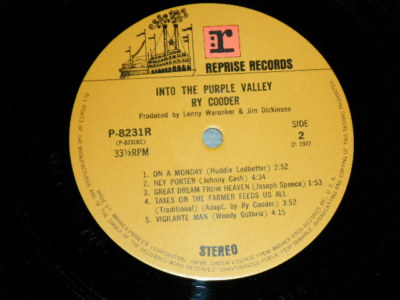 ライ　クーダー LP Ry Cooder ライ・クーダー/CA,USA 1974 & more