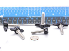 1/4-28 Thumb Screws 1" Stainless Wing Head Equipment Repair 4 Pack Industrial