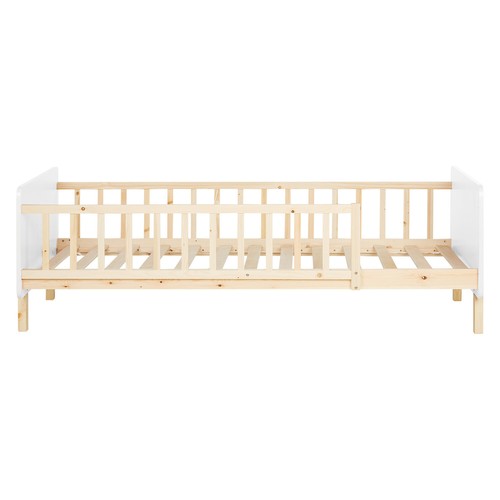 Kinderbett 90x200 Matratze Mädchen Junge Rausfallschutz Gitterbett Homestyle4u - Bild 17 von 48