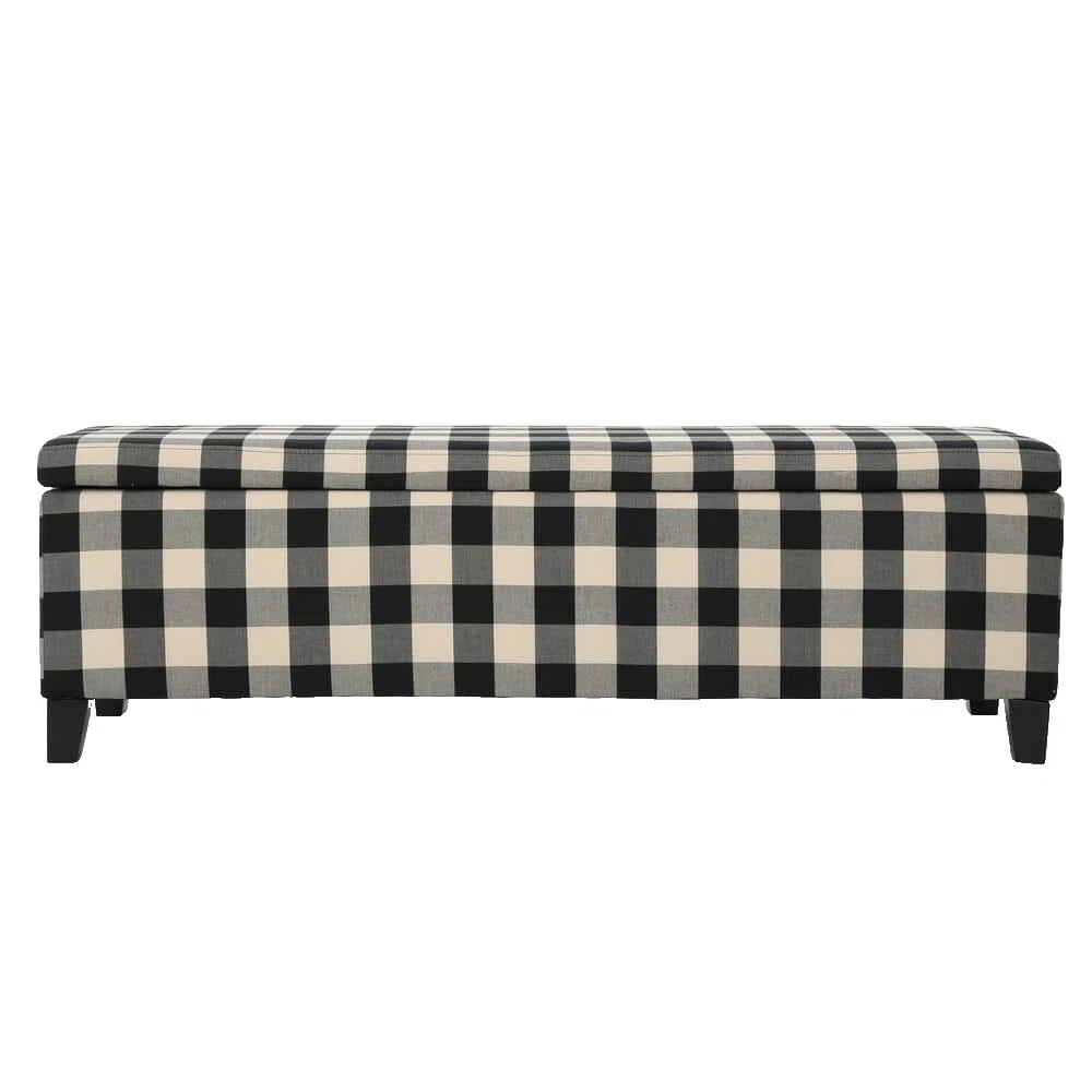 Dormitorio Negro Poliéster otomanes, reposapiés y Pufs