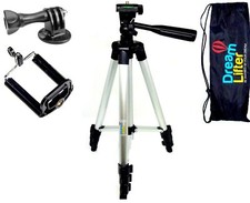 Tripod Mount Set By DreamLifter Durable Stand For Smartphones, Telescopes,