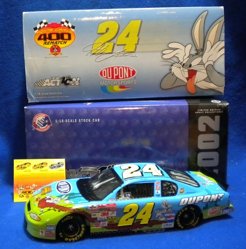ACTION #24 DUPONT JEFF GORDON 2002 LOONEY TUNES BUGS BUNNY 1:18 RCCA 1/504 #038