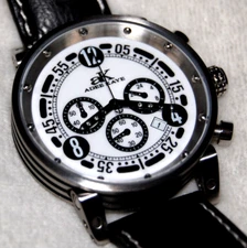 Adee Kaye SUG Rare V12 Throttle Mens Racing Chronograph Watch Model AK4022