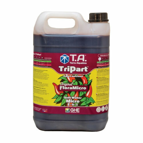 GHE Flora Micro 5L - General Hydroponics Nutrient SOFT WATER 5 Litres