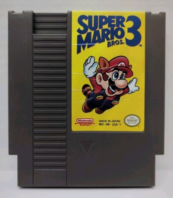 Super Mario Bros 3 NES Nintendo Cart Only Authentic & Tested! RARE!