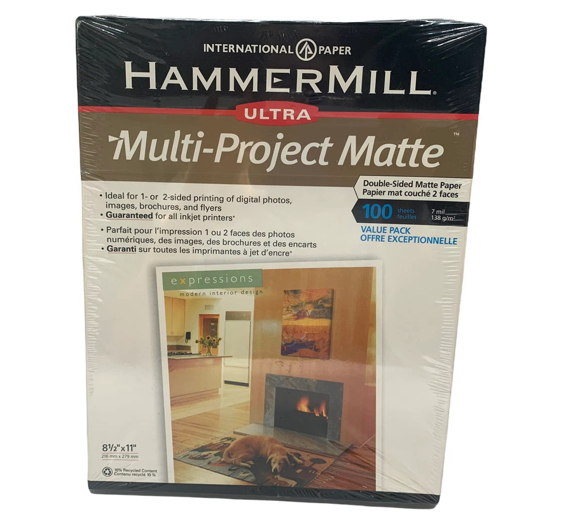 Hammer Mill Ultra Multi Project Matte Double Sided Paper 8.5