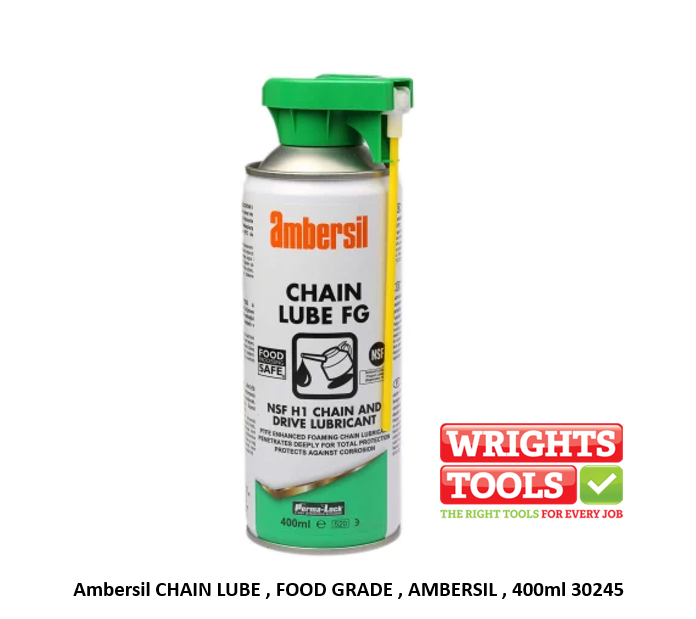Ambersil CHAIN LUBE , FOOD GRADE , AMBERSIL , 400ml 30245 eBay