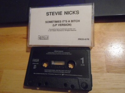 RARE PROMO Stevie Nicks CASSETTE TAPE Sometimes It's a Bitch BON JOVI fleetwood