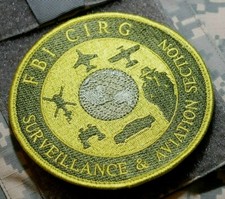 FBI CRITICAL INCIDENT RESPONSE GROUP CIRG Surveillance-Aviation burdoc OD PATCH