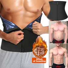 Men Women Waist Trainer Trimmer Body Shaper Slim Belt Sauna Sweat Band Girdle