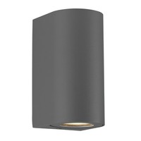 Designer AußEnwandleuchte Nordlux Canto Maxi 2 Wandleuchte Grau GU10 Wall Light