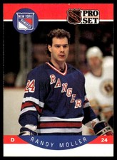 1990-91 Pro Set Randy Moller New York Rangers #202