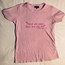 Miss Piggy pink Nappy Head maternity T shirt size S/M